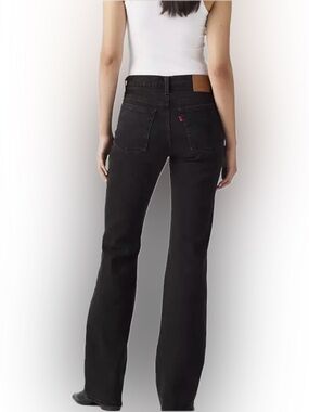 LEVI’S Wedgie High-rise Bootcut Jeans Size 29 Black 30.5” Inseam EUC